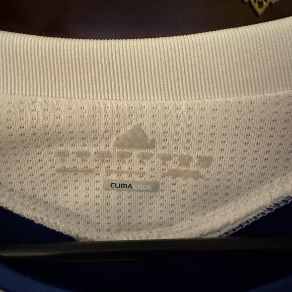 Adidas Chelsea FC Striped Blue Jersey Drogba #11 - Picture 4 of 5